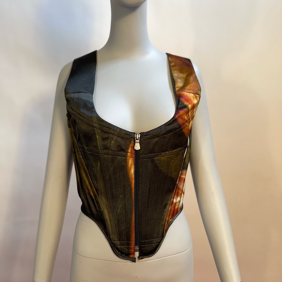 Vivienne Westwood BRAND NEW CAGE CORSET BOSSCHAERT PRINT IT 42 NWT - Picture 10 of 16